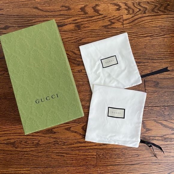 Authentic GUCCI empty green box and dust bags - Picture 1 of 11